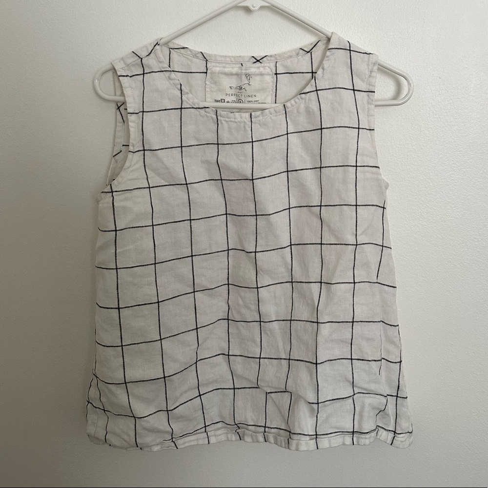 notPERFECTLINEN / Not Perfect Linen Vienna tank - S